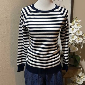 Navy and White Favorite Striped Sweater